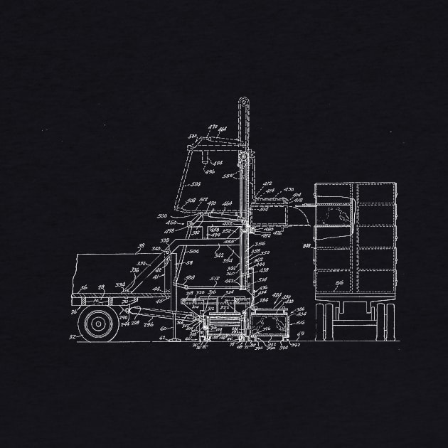 Turkey Loading Apparatus Vintage Patent Hand Drawing by TheYoungDesigns